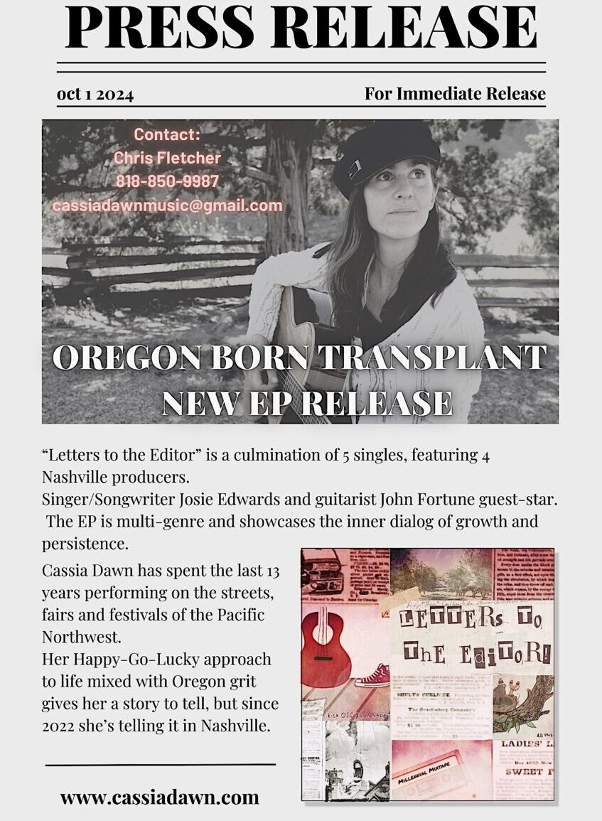 cassiadawn, #cassiadawn, cassia dawn, cd release, ep release, singer songwriter, vocalist, musician, nashville artist, nashville, new ep, new music, josie edwards