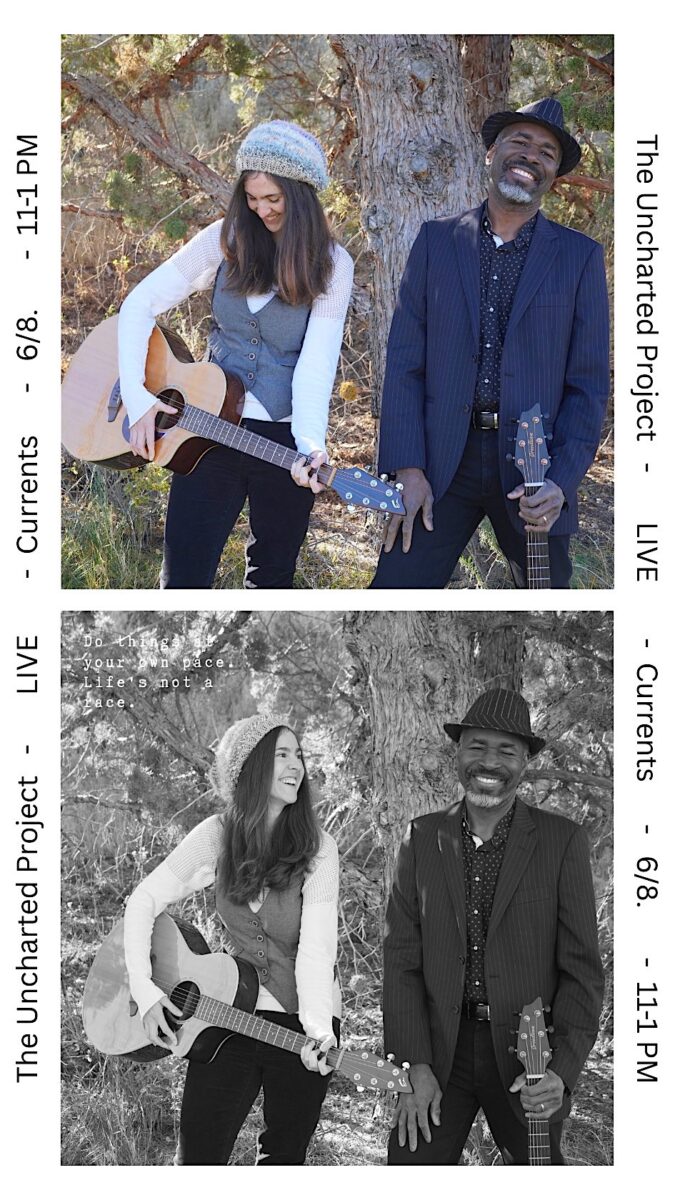 the uncharted project music duo,cassia dawn, john fortune, jazzy soul, R&B, bluesy soul, live band, live musicians, booking events, gigs, original songs and cover songs