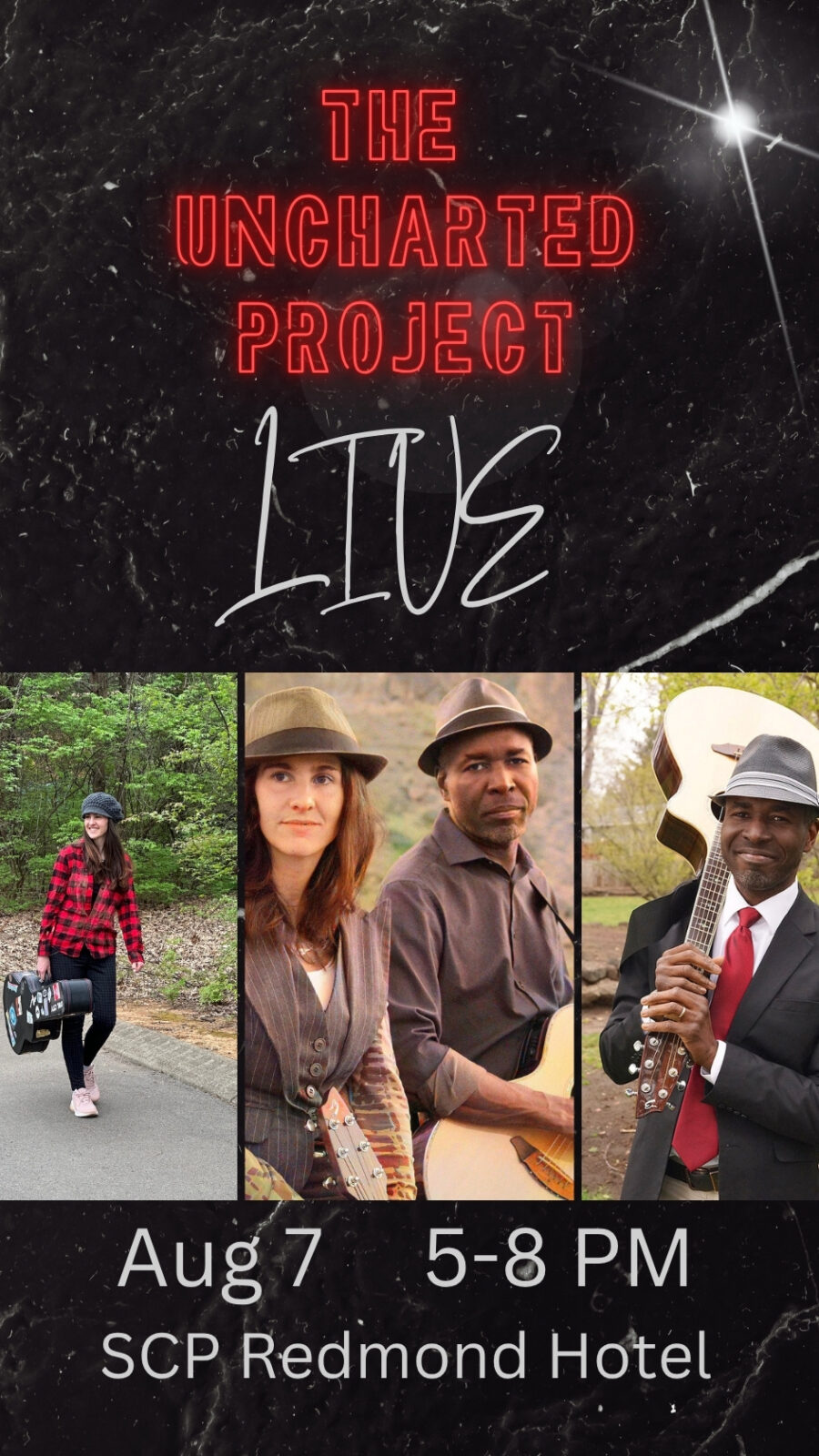 the uncharted project, uncharted project, band, music duo, 2026 tour schedule, 2026 tour, oregon tour, performance schedule, 2026 performances, cassia dawn, john fortune, jazzy soul, R&B, bluesy soul, live band, live musicians, booking events, gigs, original songs and cover songs